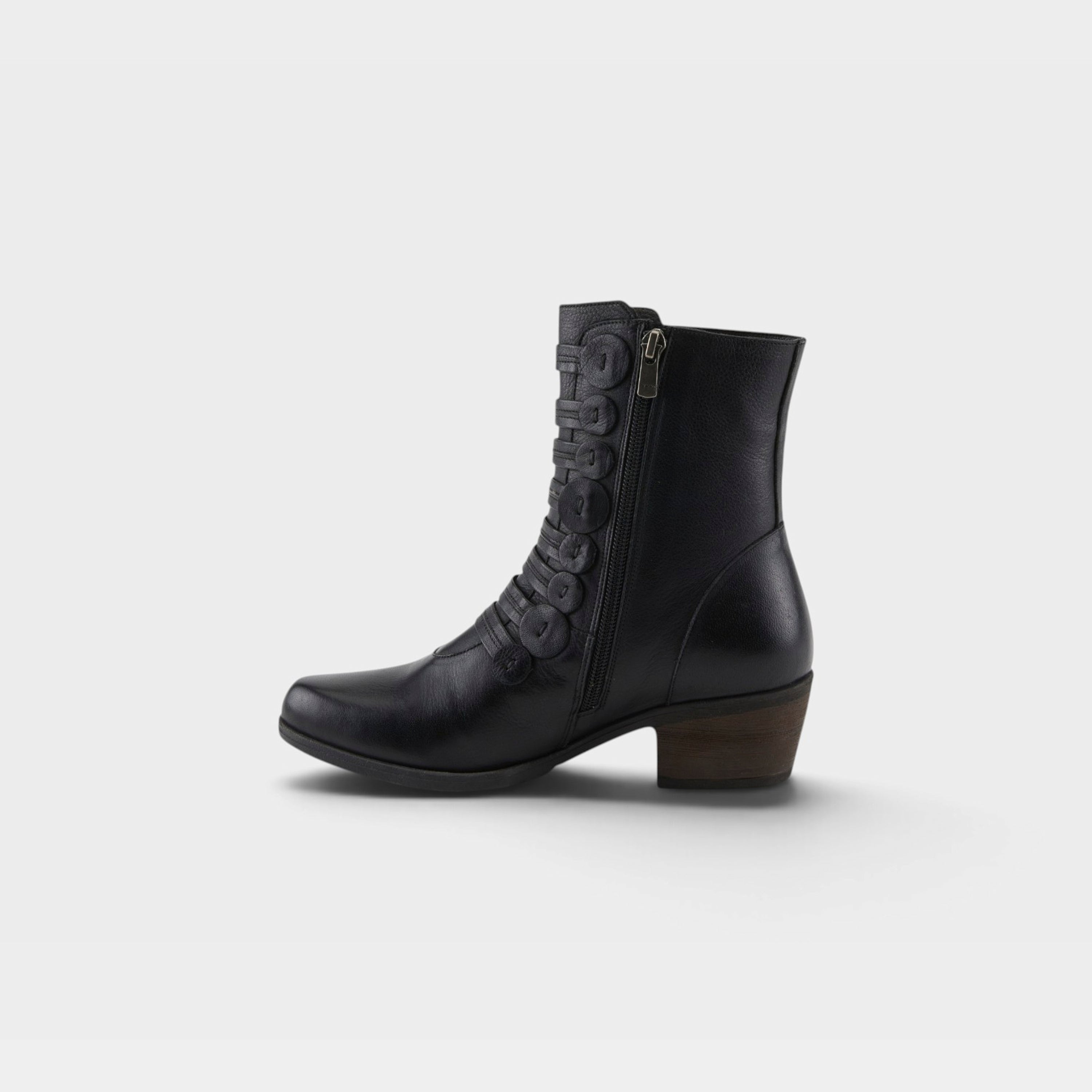 Spring Step Garibaldi Black Bootie