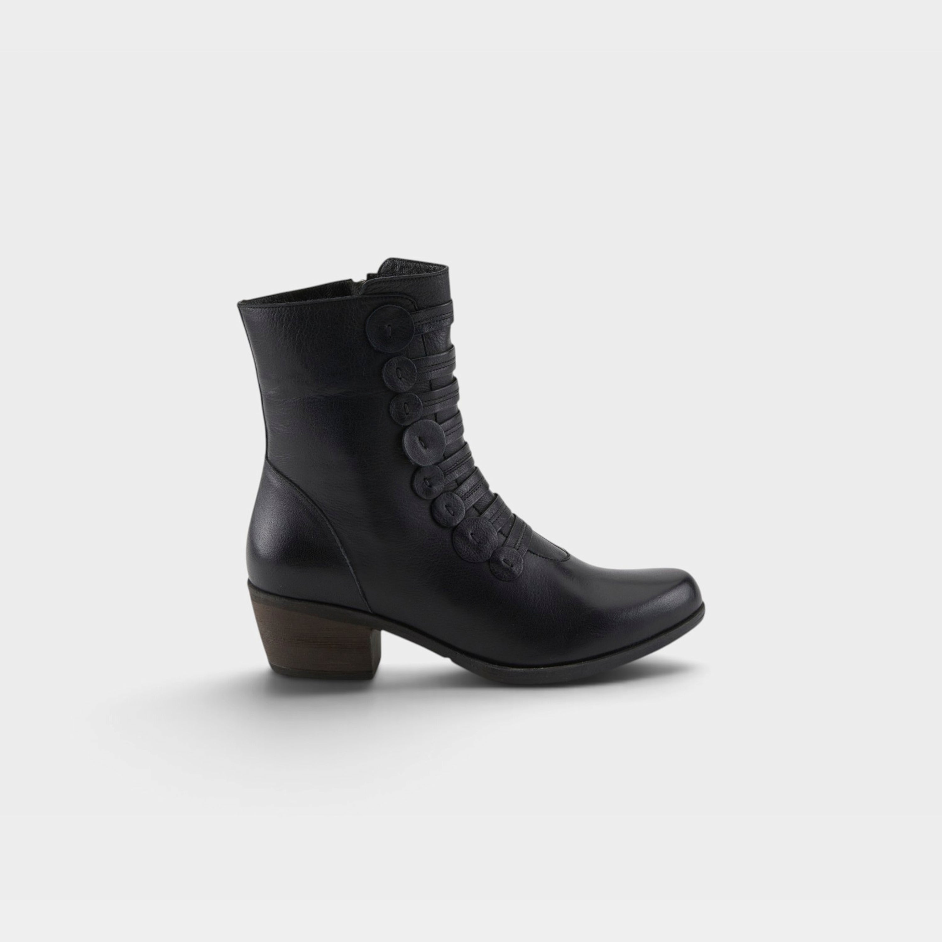 Spring Step Garibaldi Black Bootie