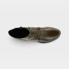 Spring Step Garibaldi Olive Green Bootie