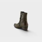 Spring Step Garibaldi Olive Green Bootie