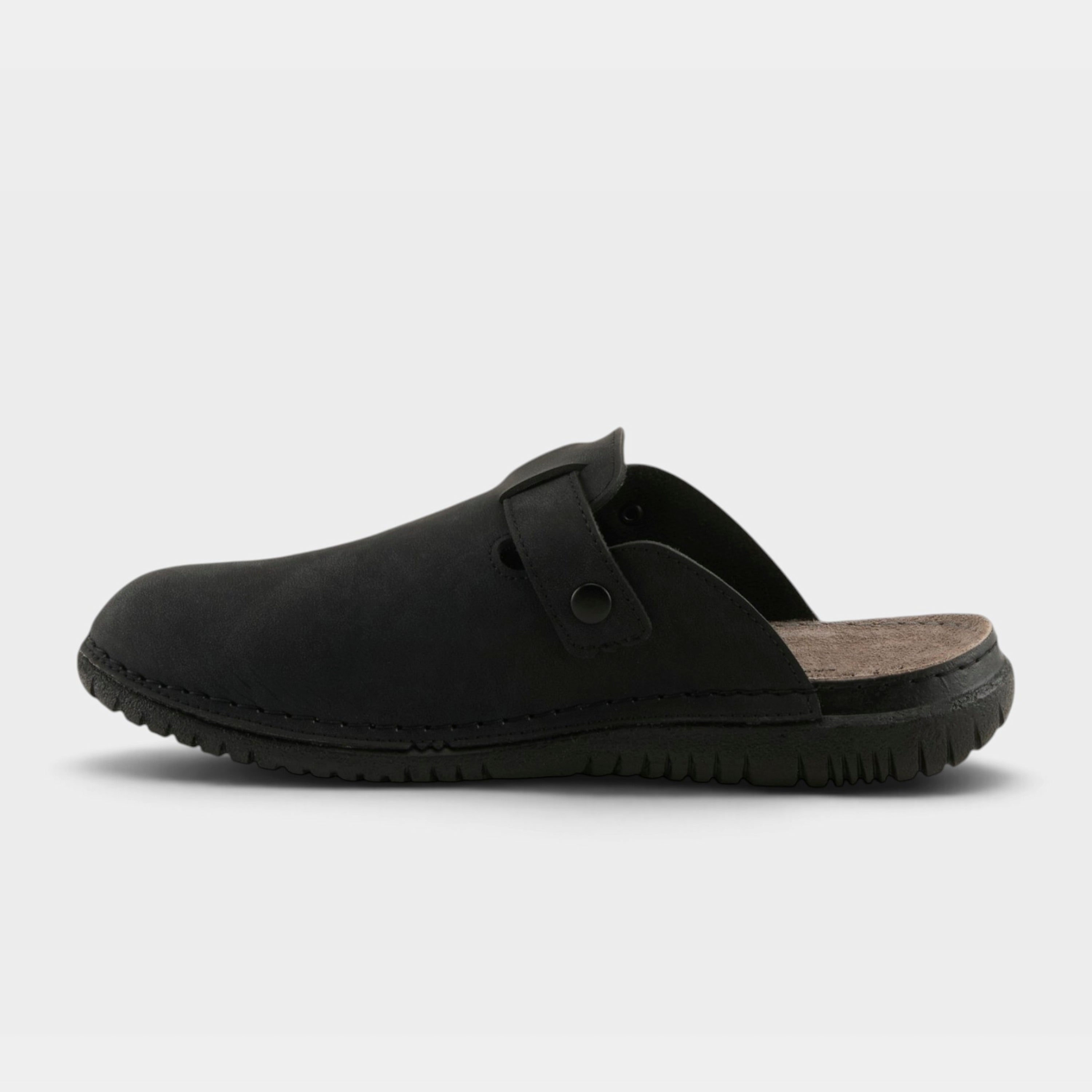 Spring Step Men Garmen Black Nubuck Slipper