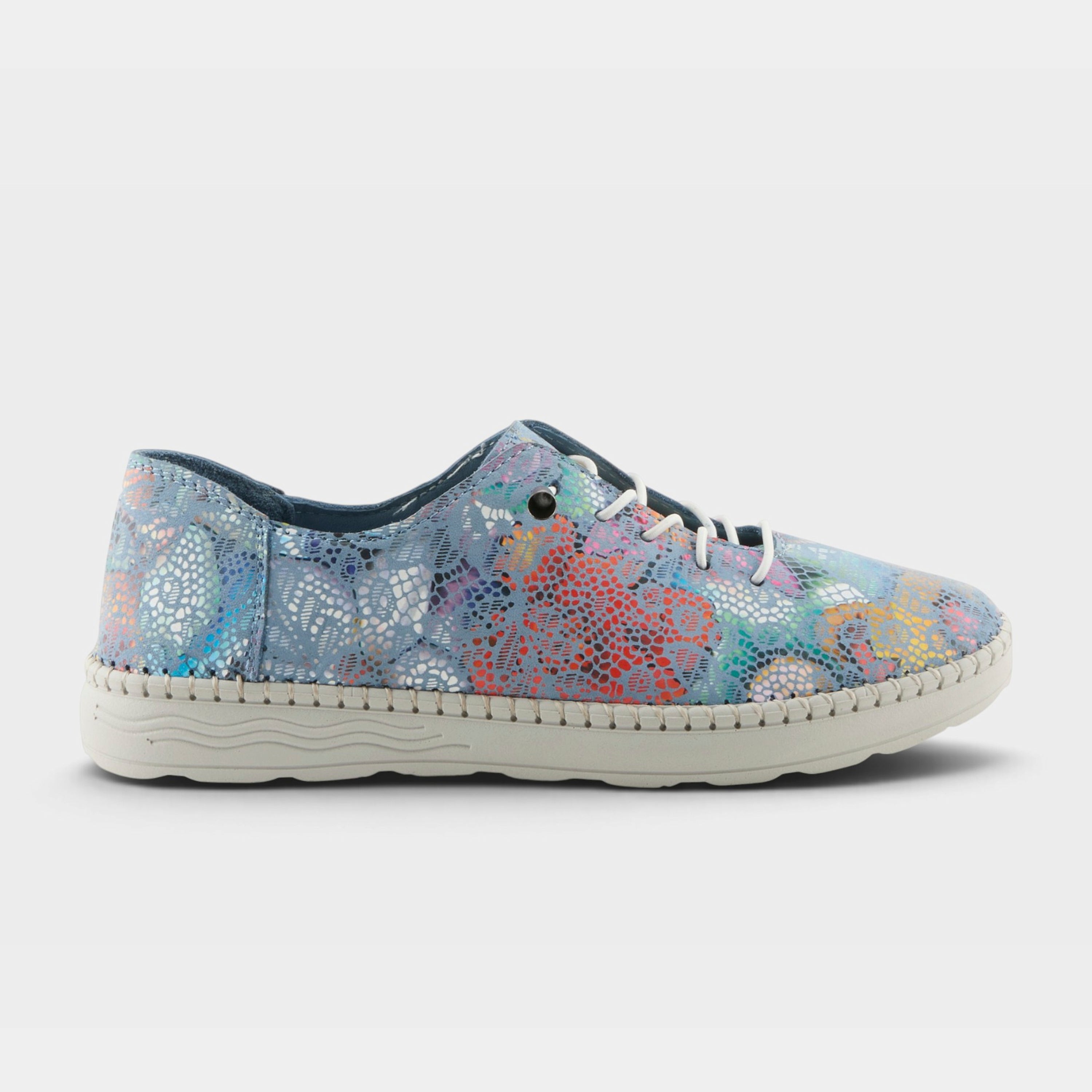 Spring Step Garner Blue Multi Sneaker