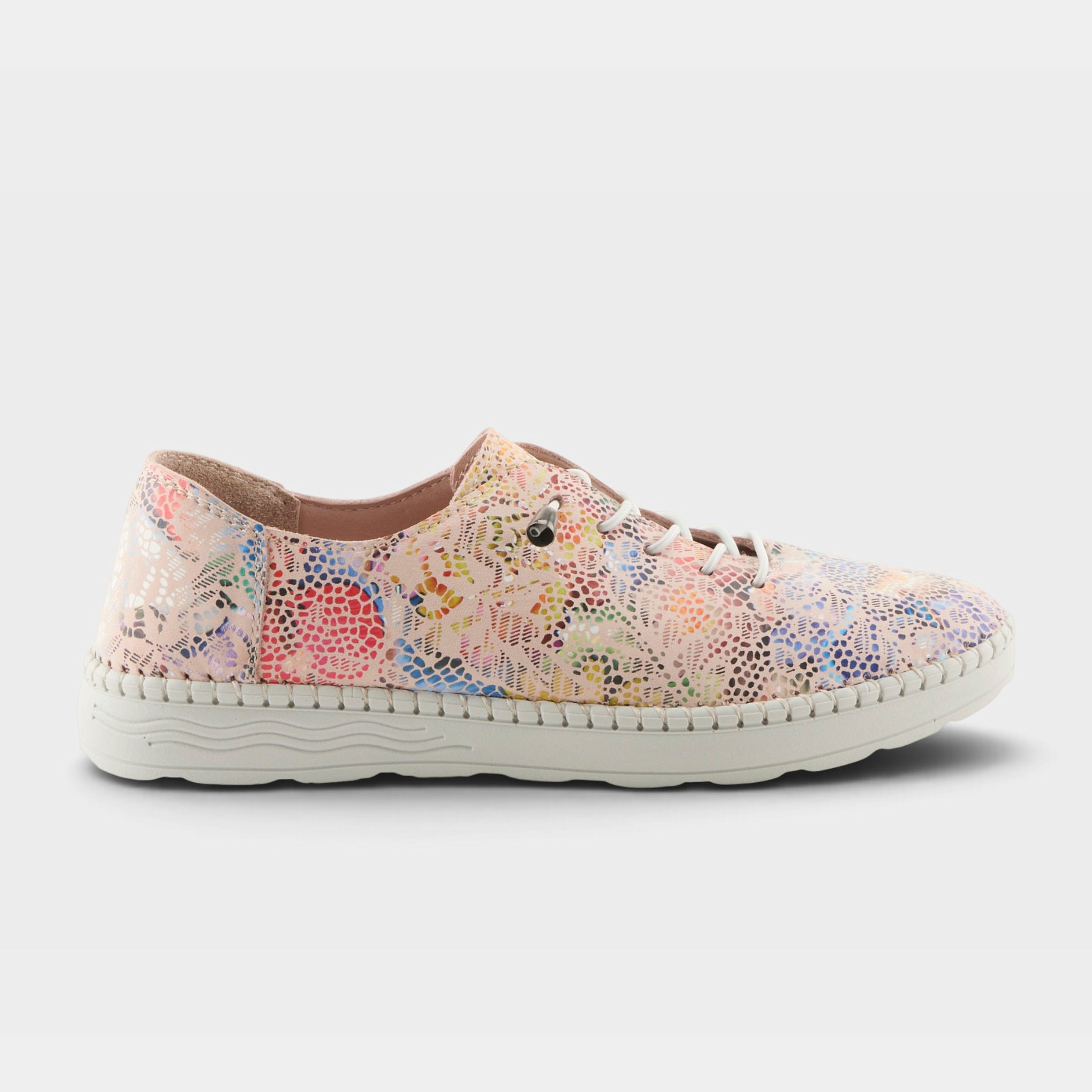 Spring Step Garner Pink Multi Sneaker