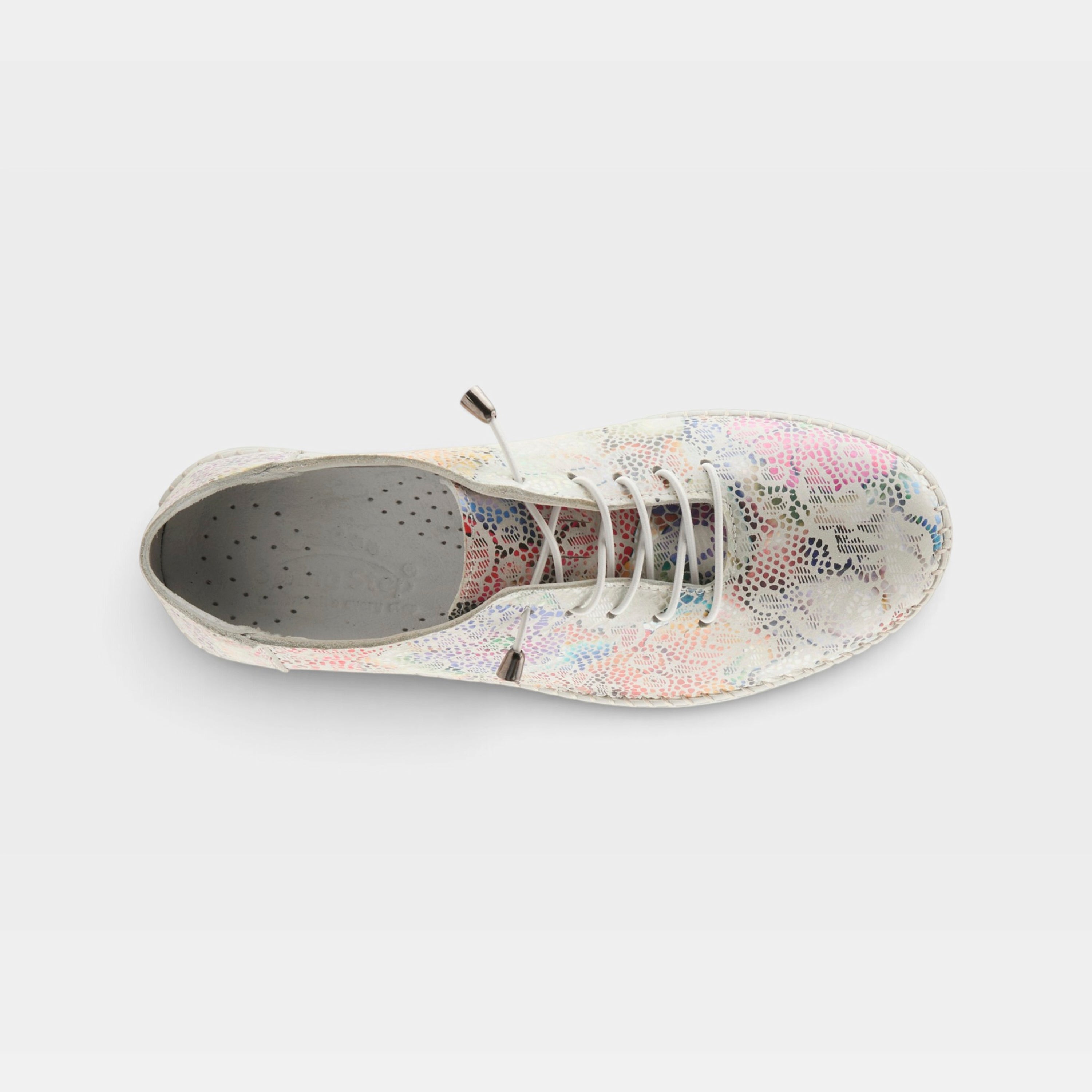 Spring Step Garner White Multi Sneaker