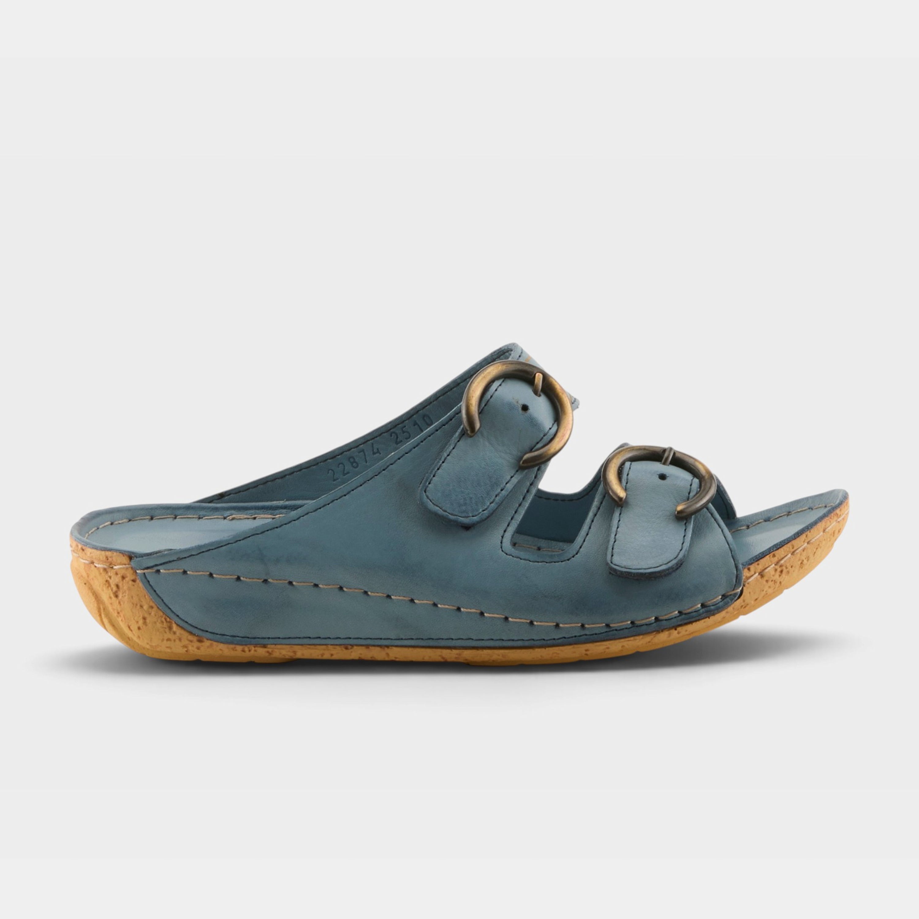 Spring Step Gelatia Blue Sandal