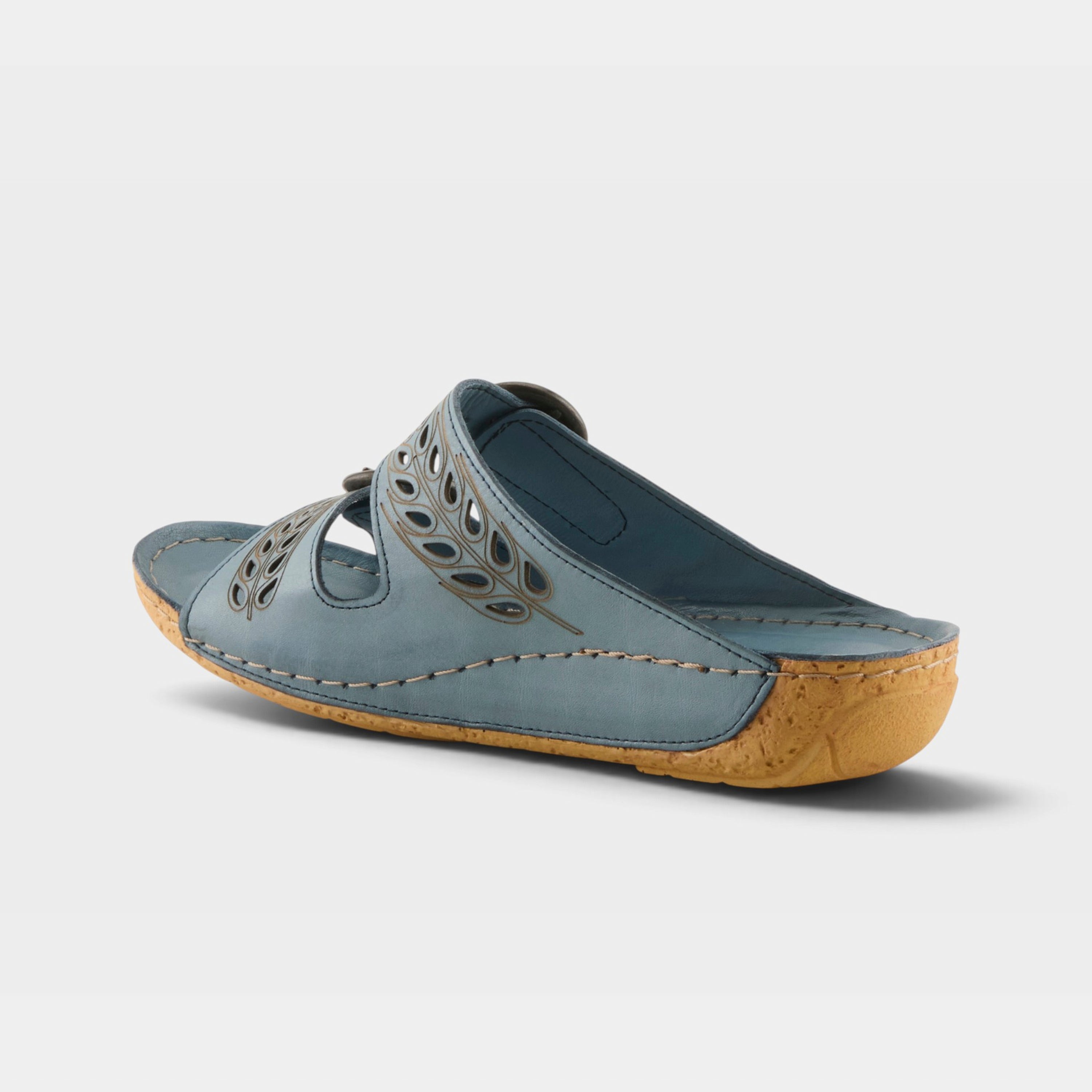 Spring Step Gelatia Blue Sandal