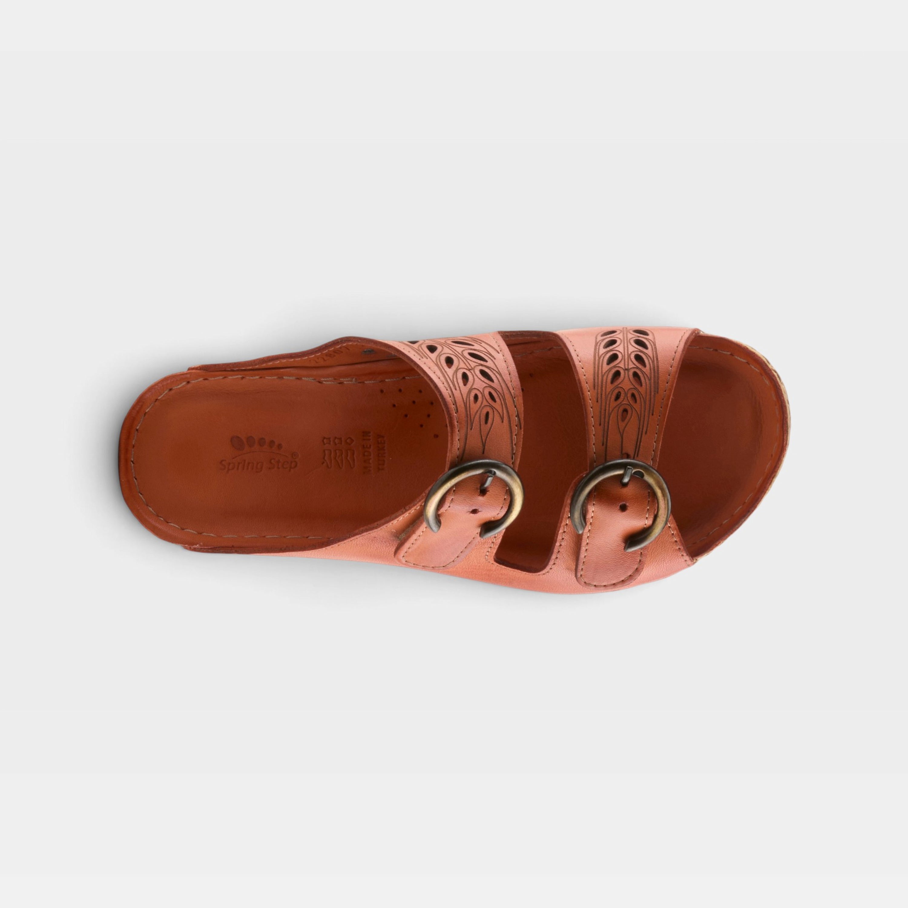 Spring Step Gelatia Orange Sandal