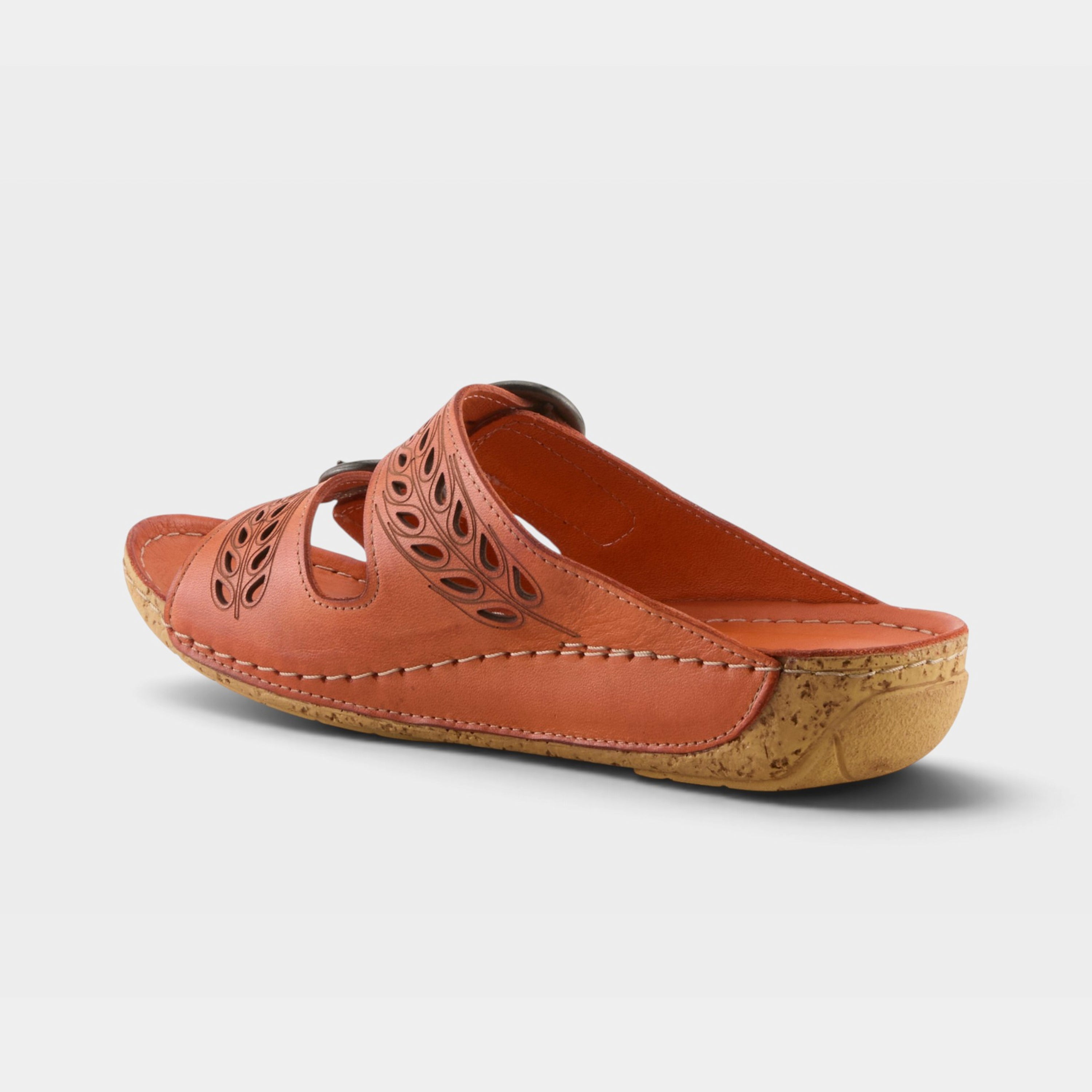 Spring Step Gelatia Orange Sandal