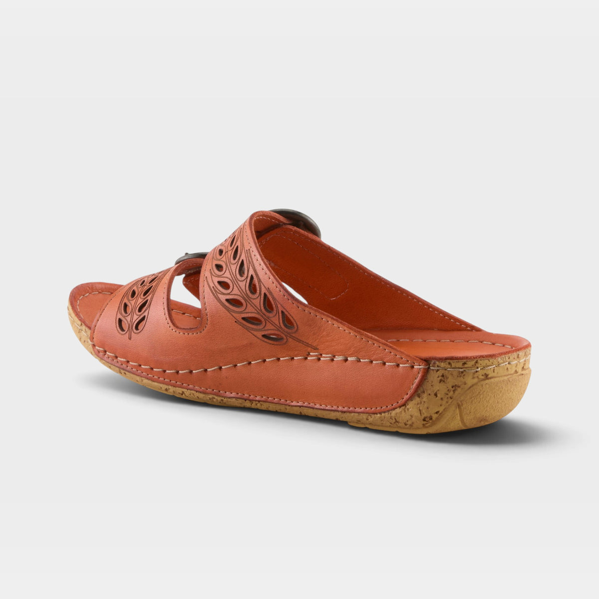 Spring Step Gelatia Orange Sandal