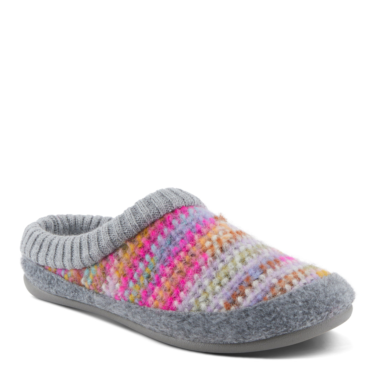 Flexus FLEXUS GELINA SLIPPERS comfort shoe in purple multi with flexible sole