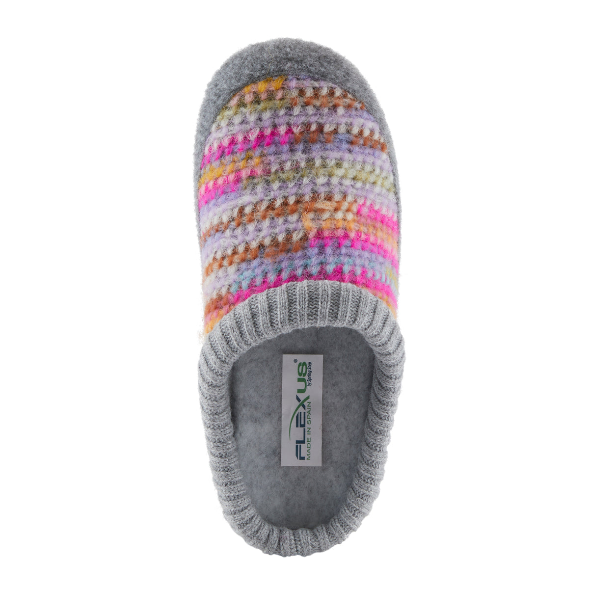 Flexus FLEXUS GELINA SLIPPERS comfort shoe in pink multi with flexible sole