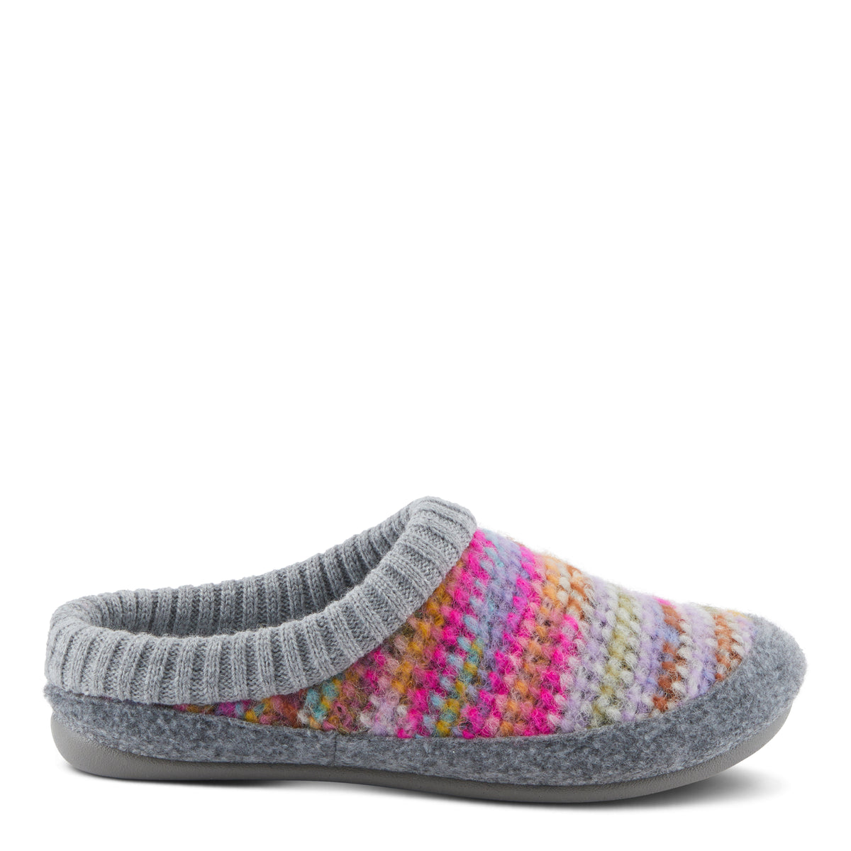 Flexus FLEXUS GELINA SLIPPERS comfort shoe in pink multi with flexible sole