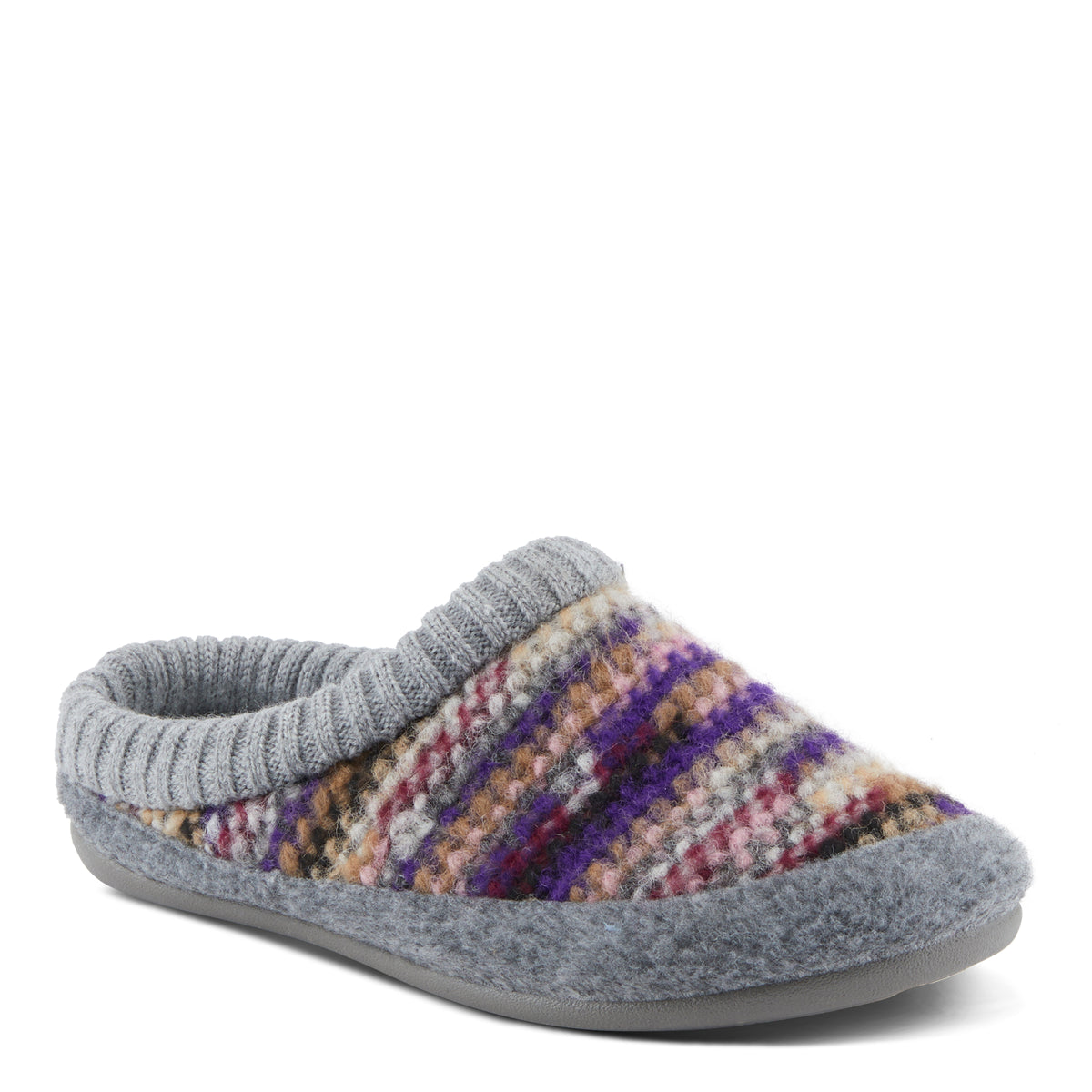 Flexus FLEXUS GELINA SLIPPERS comfort shoe in purple multi with flexible sole