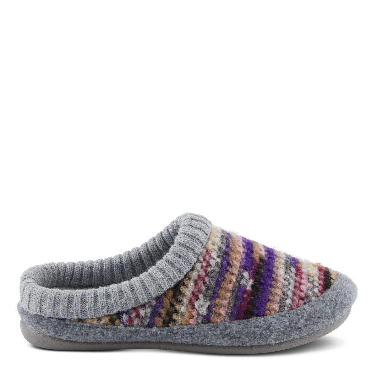 Flexus FLEXUS GELINA SLIPPERS comfort shoe in purple multi with flexible sole
