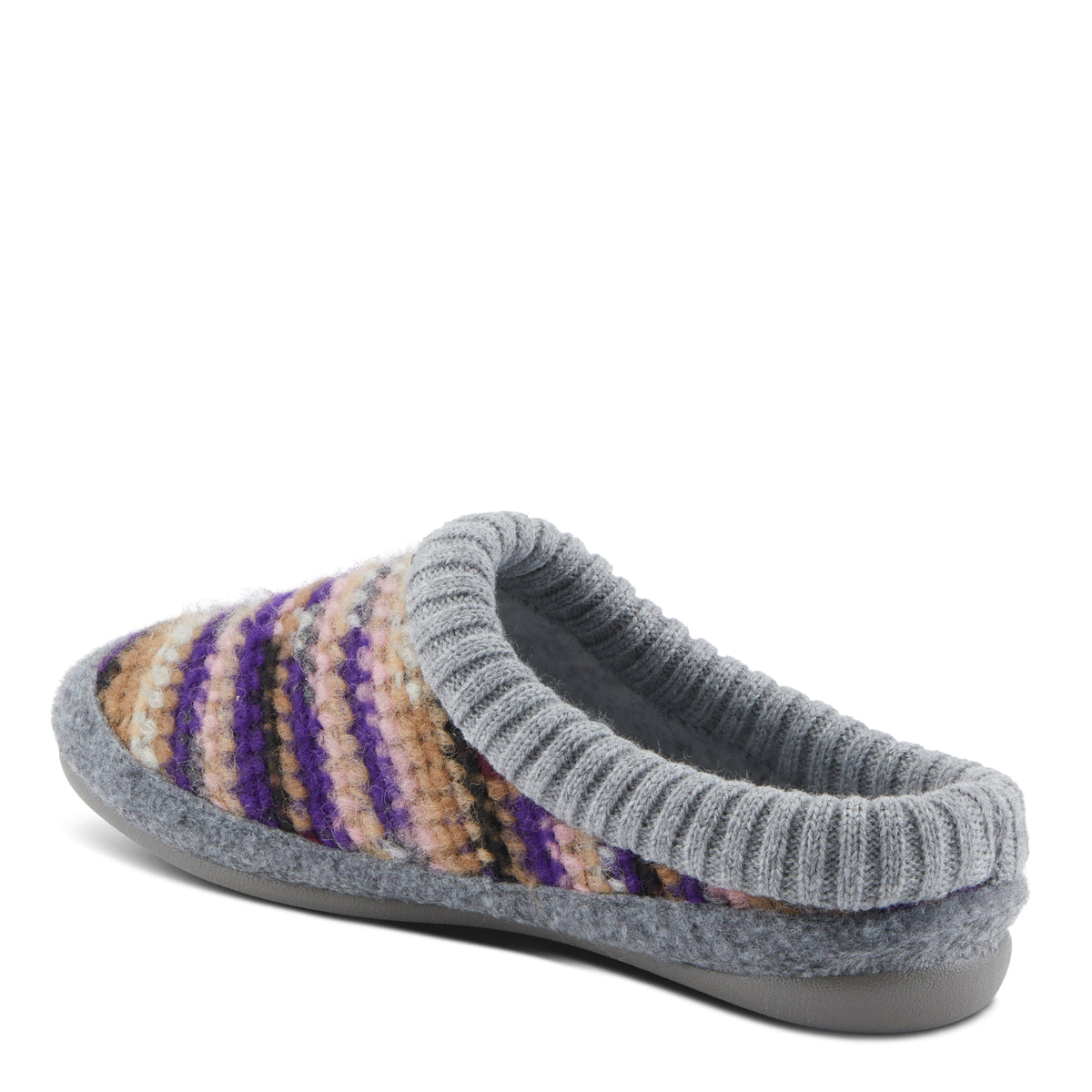Flexus FLEXUS GELINA SLIPPERS comfort shoe in purple multi with flexible sole