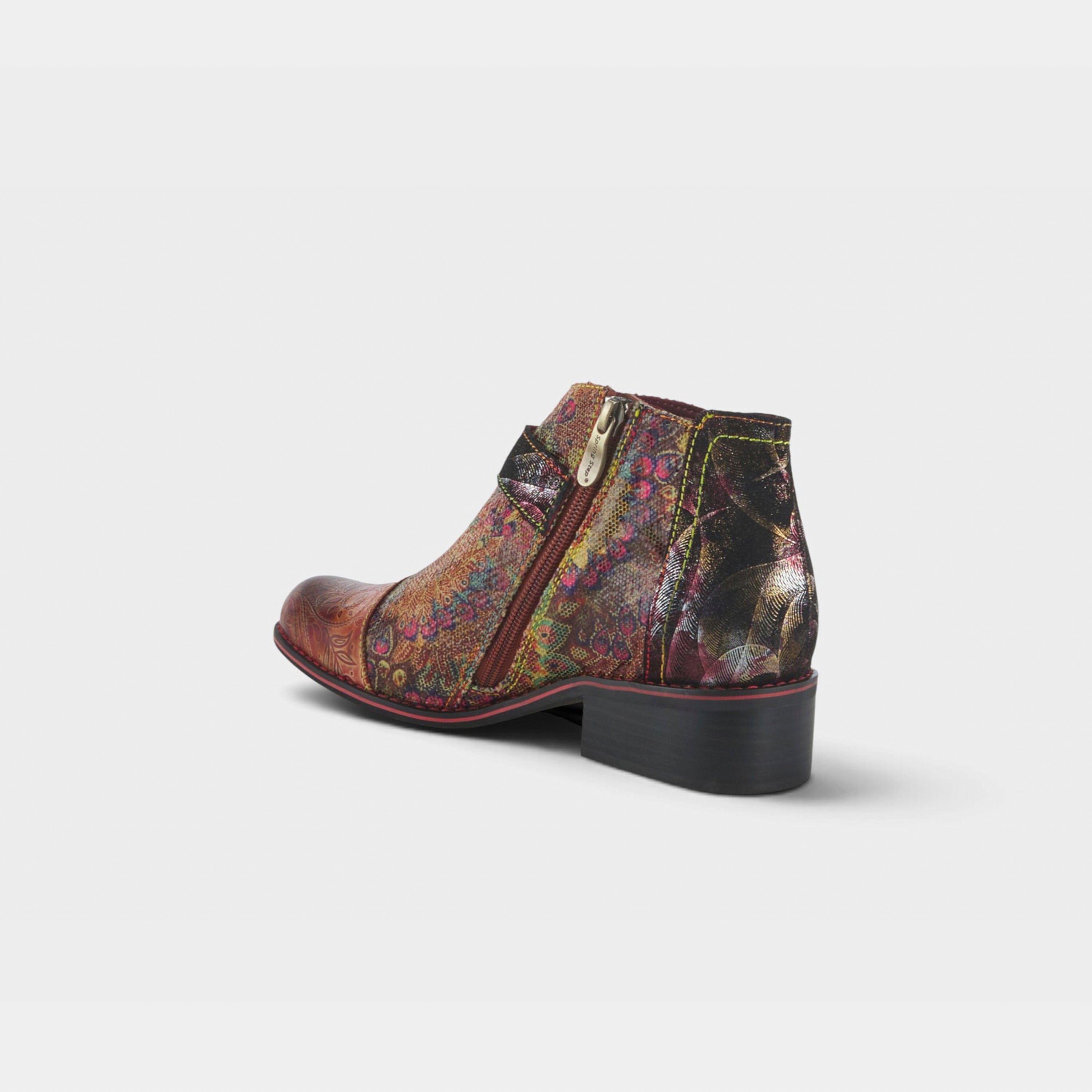 L'Artiste Georgiana-Scope boots in Camel Multi, alternate angle view