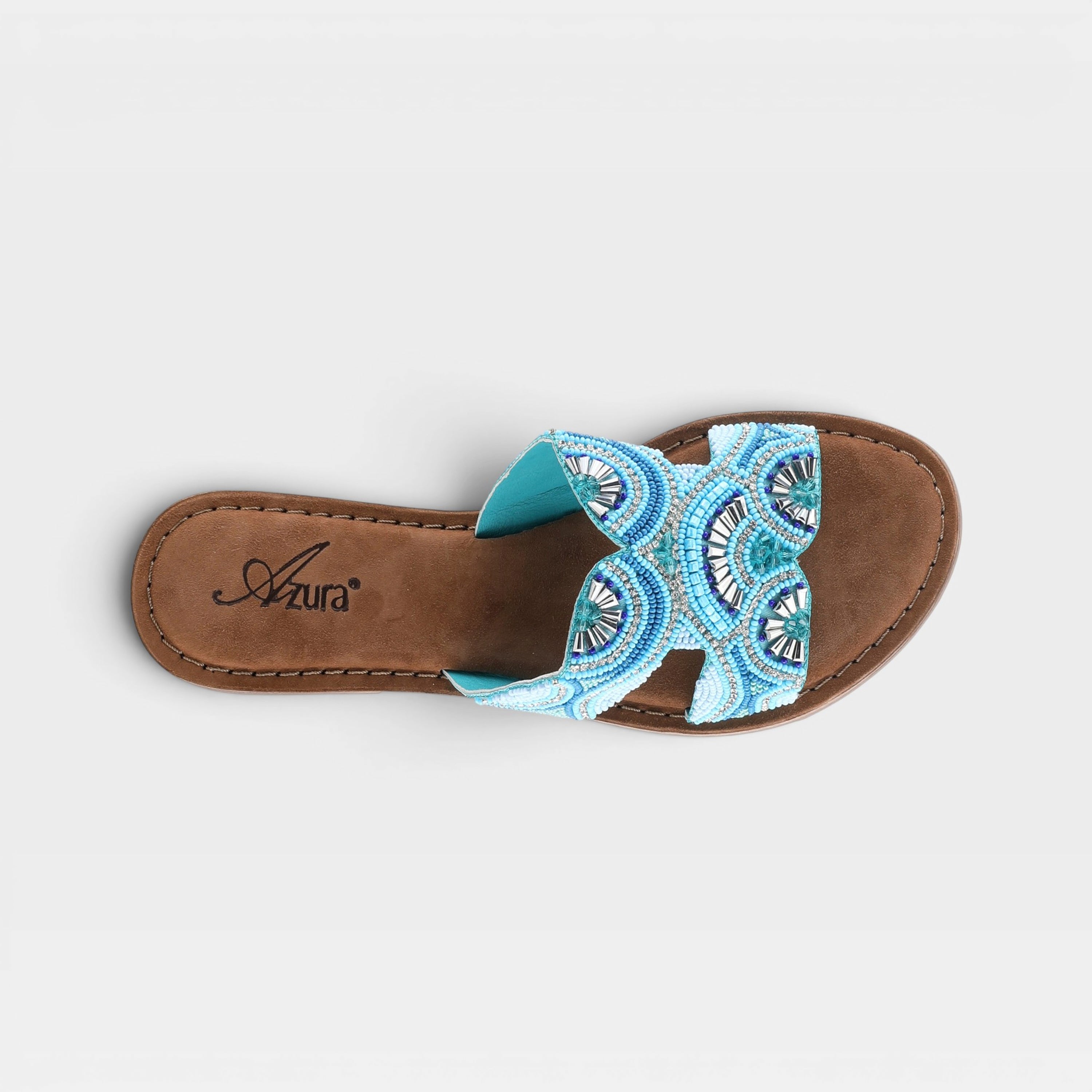 Azura Georgys Blue Multi Sandal