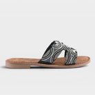 Azura Georgys Black Multi Sandal