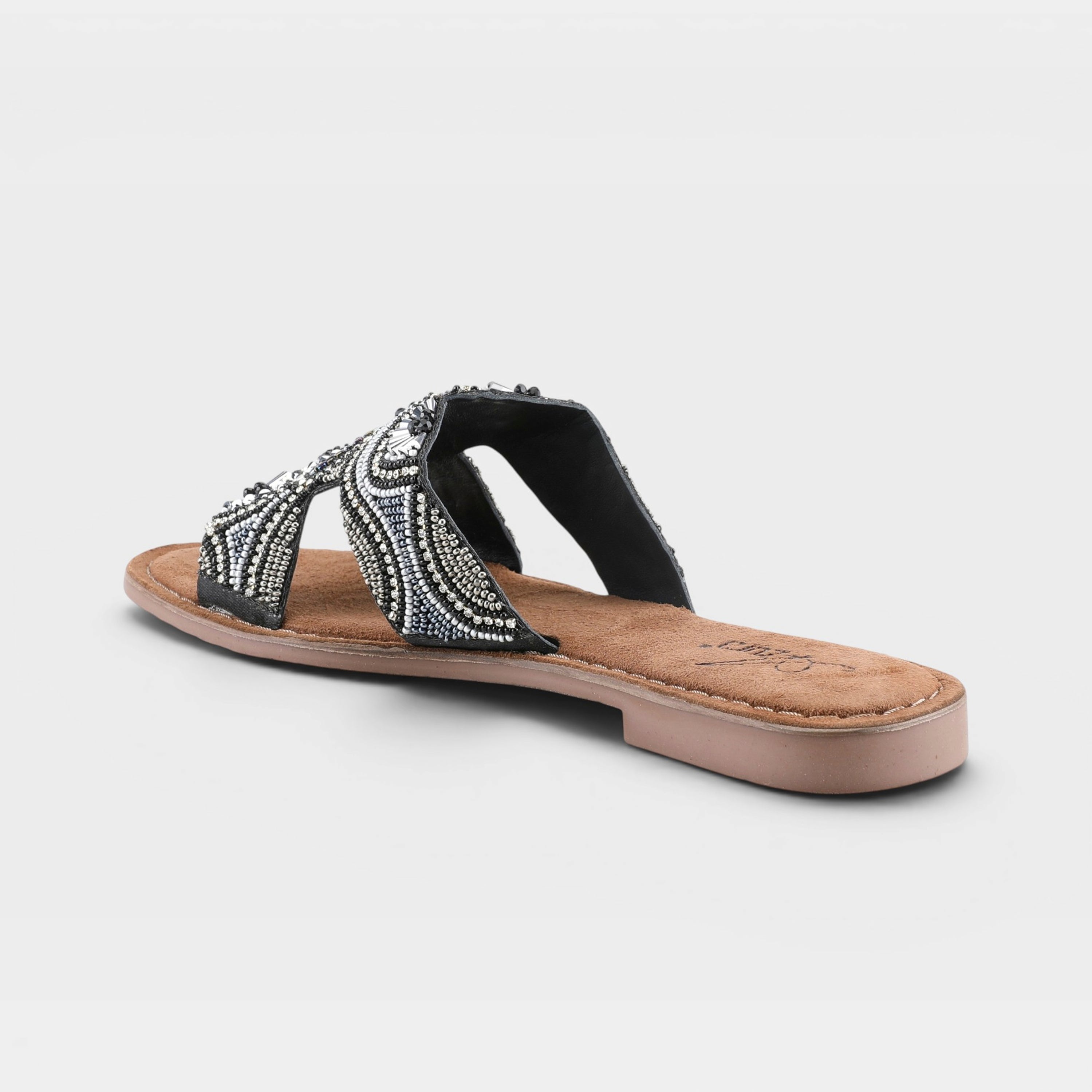 Azura Georgys Black Multi Sandal