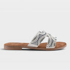 Azura Georgys White Multi Sandal