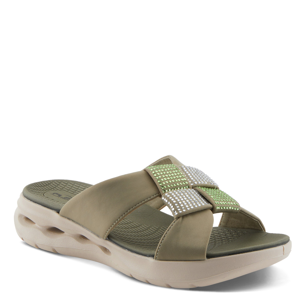 Flexus Geovani Slide Sandals | Anatomic Footbed – Spring  display picture 1