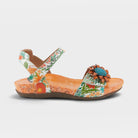 L'Artiste Gladystee sandals in Orange Multi, hero view