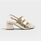 Azura Glittertwins Gold Sandal