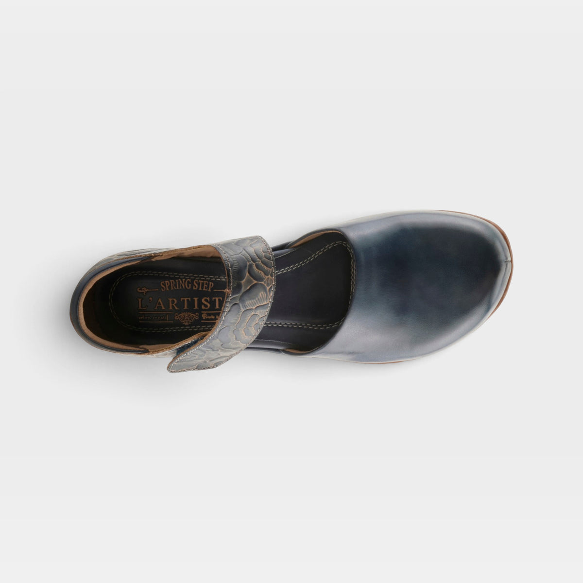 L'Artiste Gloss-Pansy shoes in Navy, top view