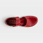 L'Artiste Gloss Mary Jane shoes in Red, top view