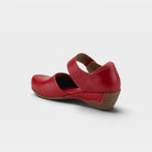 L'Artiste Gloss Mary Jane shoes in Red, alternate angle view