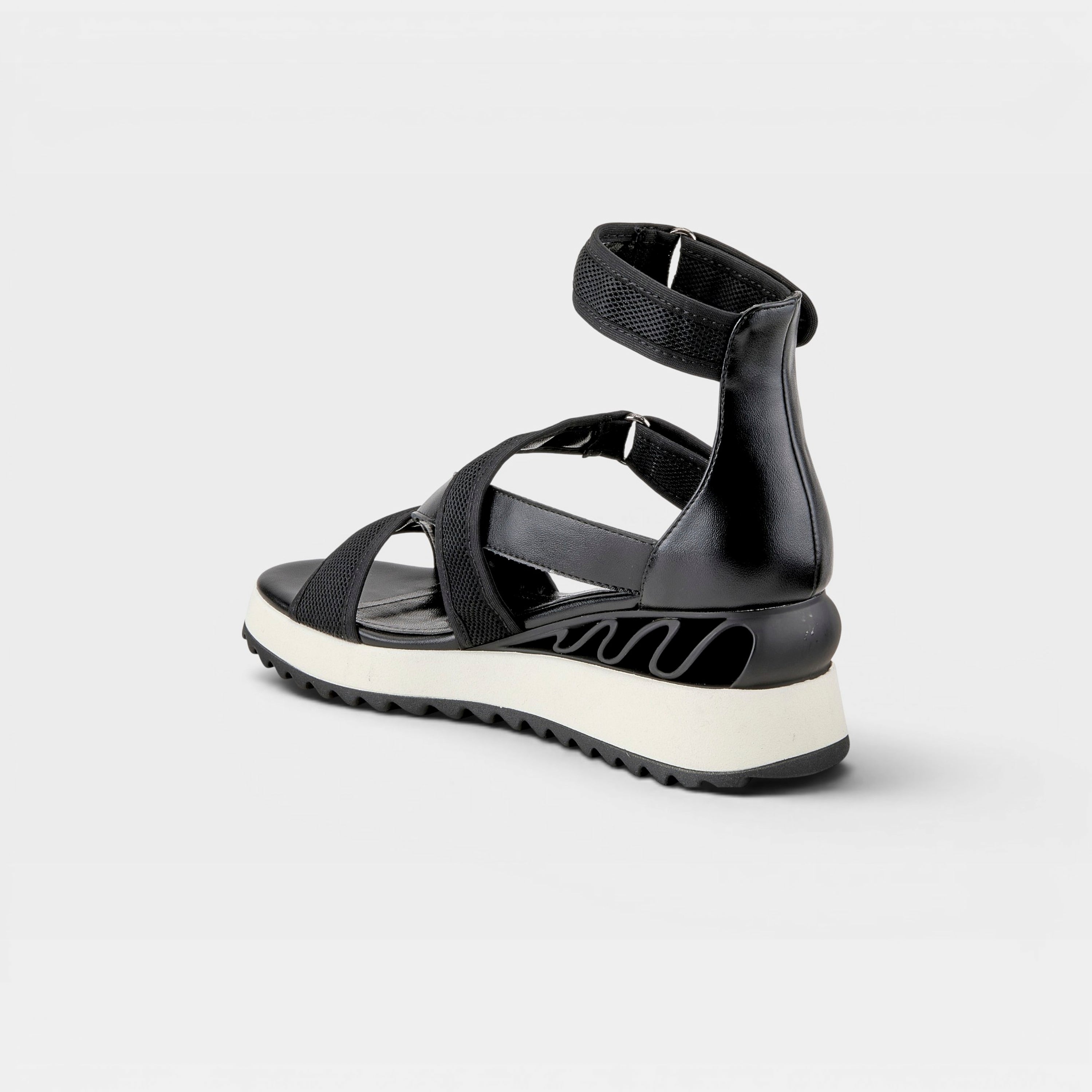 Azura Goforit Black Sandal