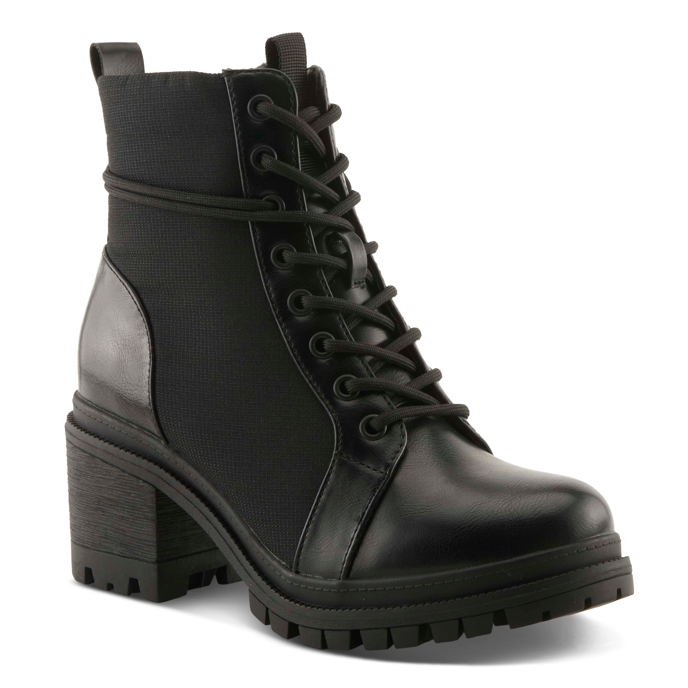 Patrizia Goga Lace Up Heeled Boots – Spring Step Shoes