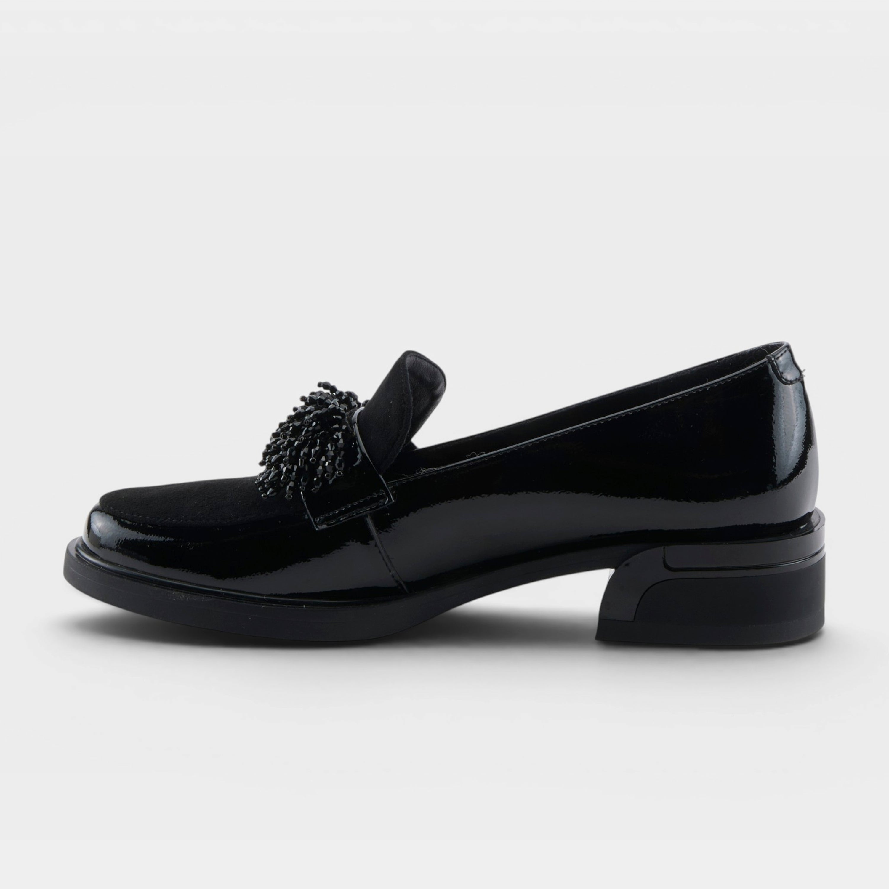 Azura Gogetter Black Patent Shoe
