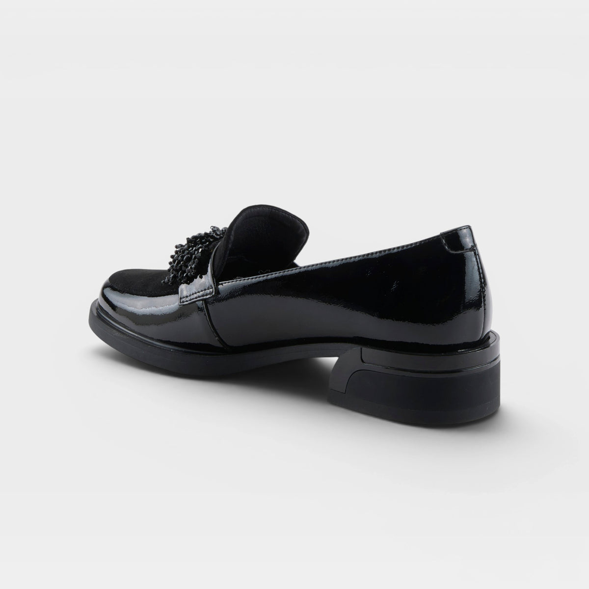 Azura Gogetter Black Patent Shoe