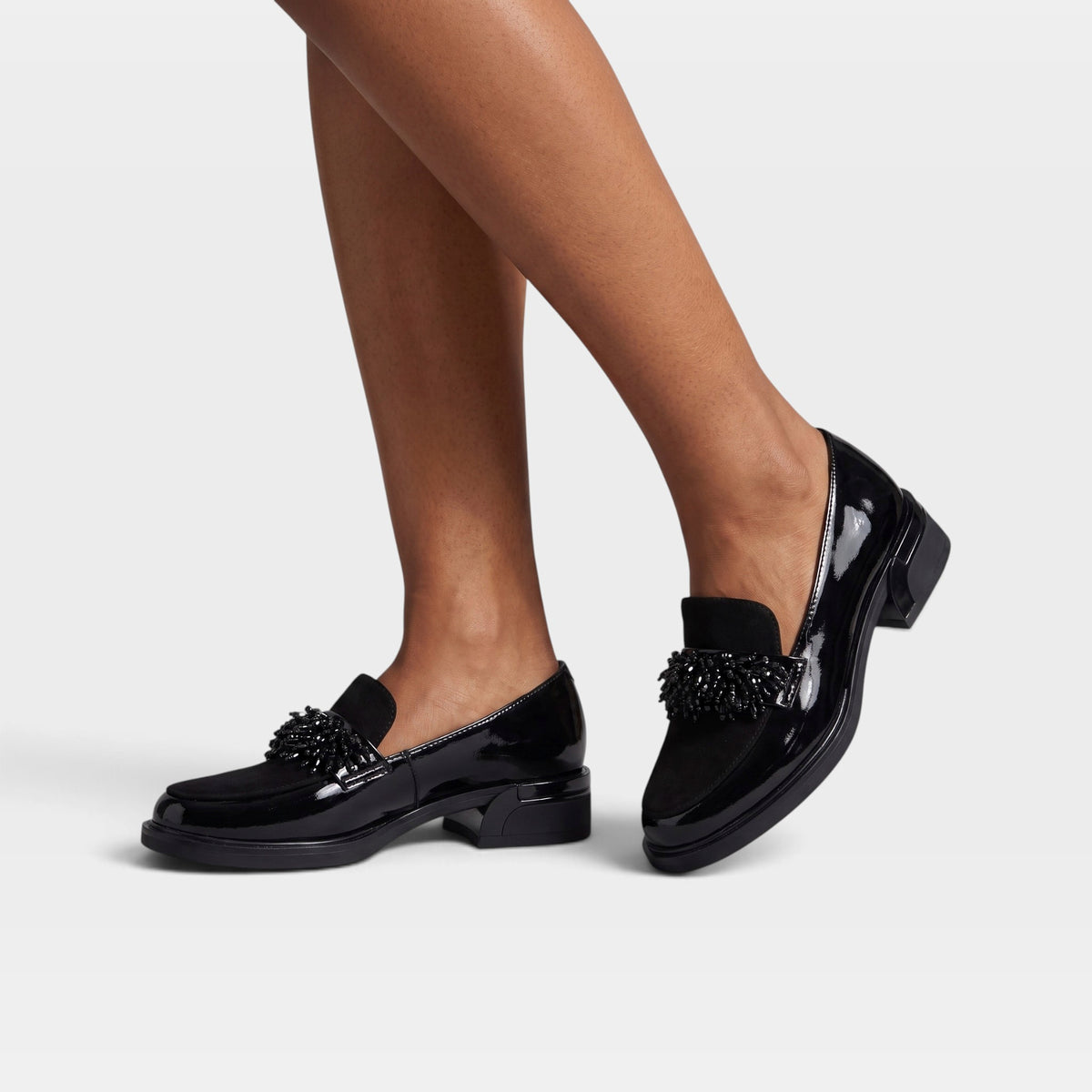 Azura Gogetter Black Patent Shoe
