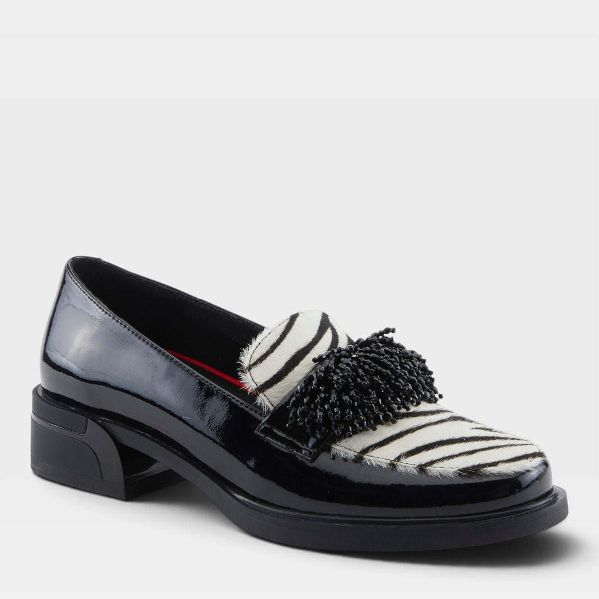 Azura Gogetter-Zeb Black Patent Multi Shoe