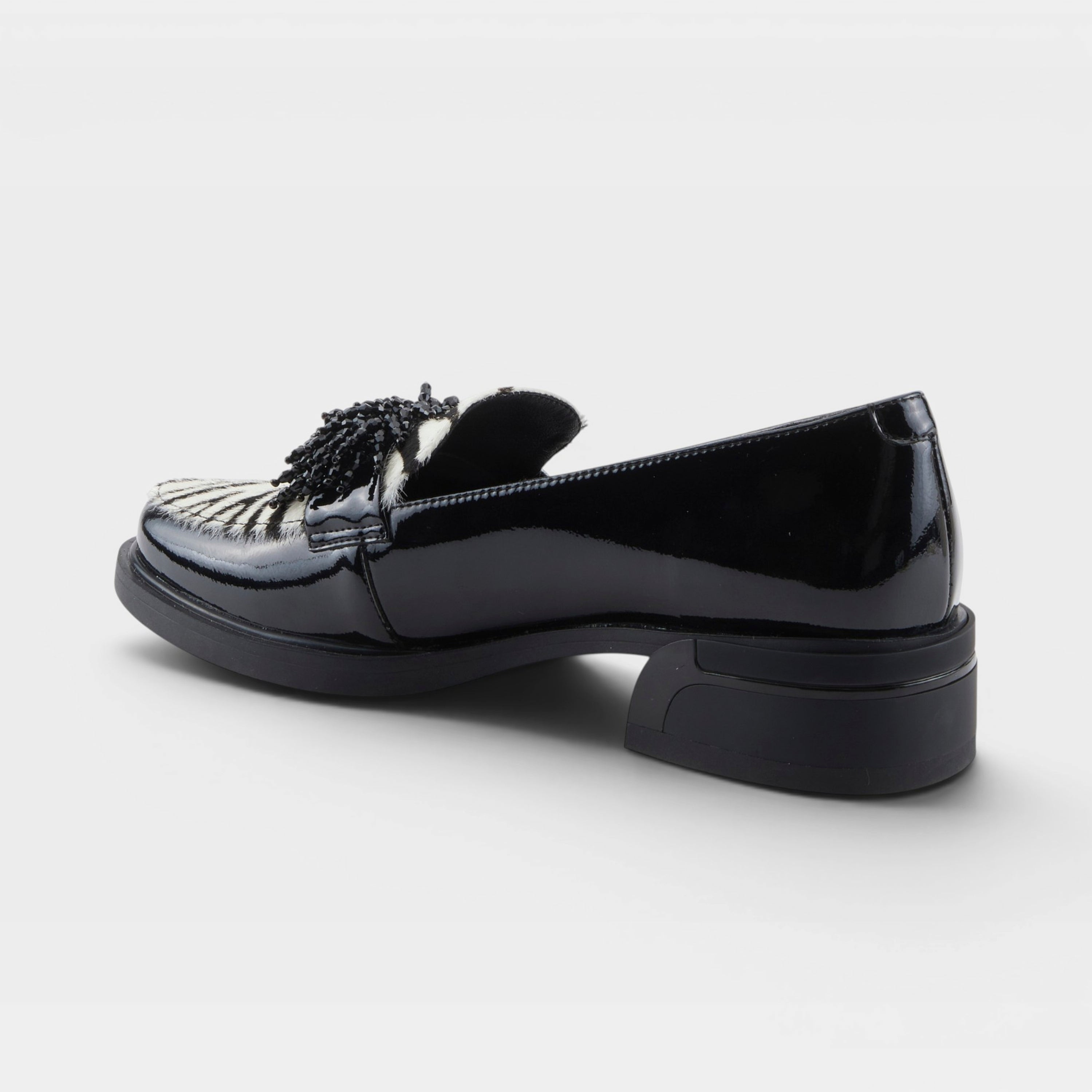 Azura Gogetter-Zeb Black Patent Multi Shoe