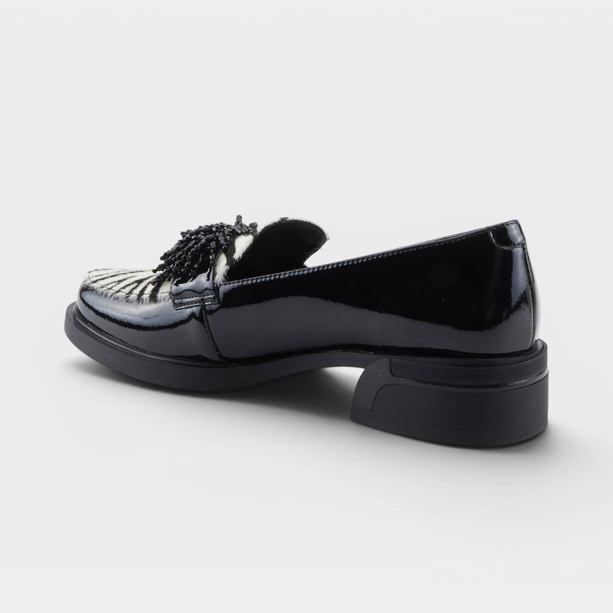 Azura Gogetter-Zeb Black Patent Multi Shoe