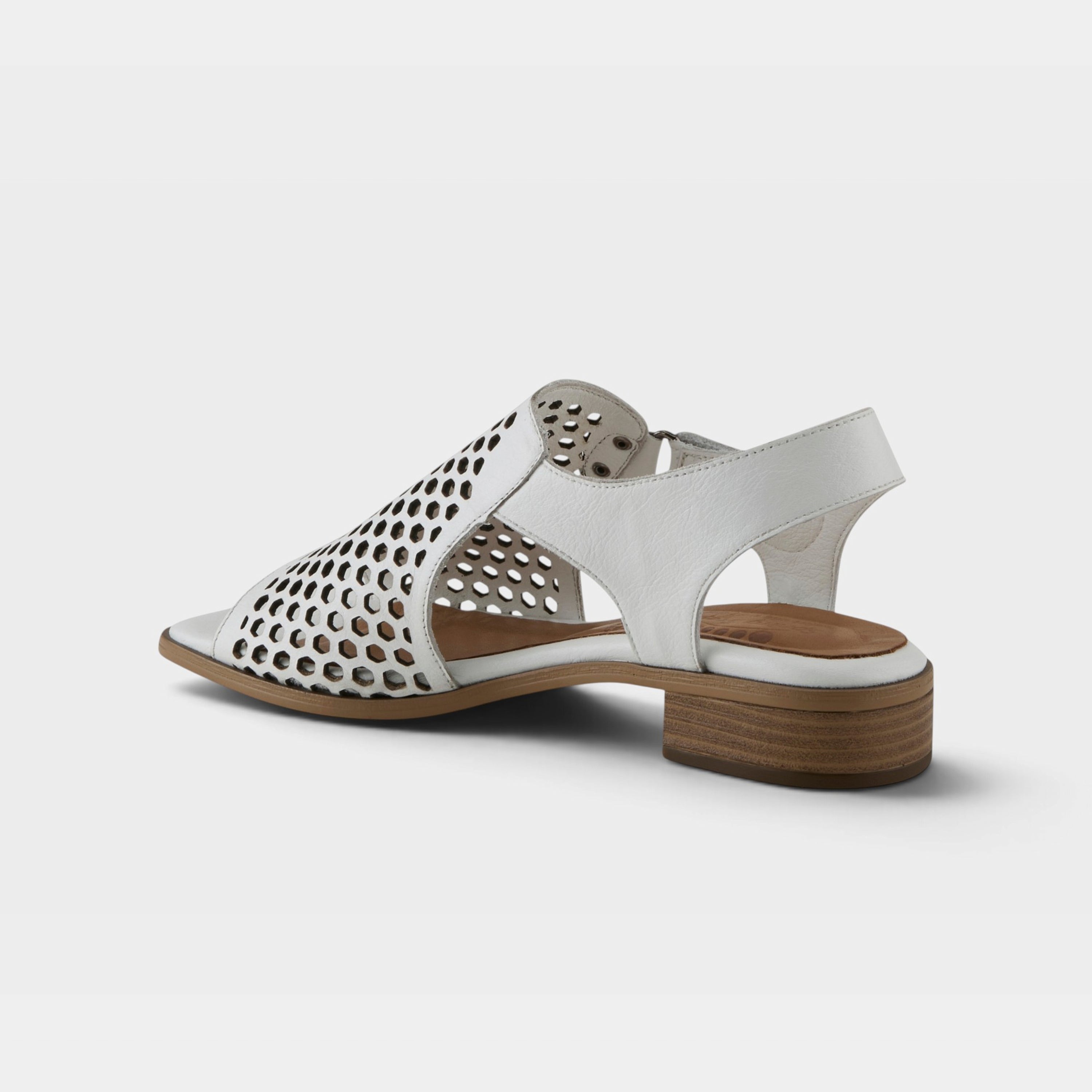 Spring Step Gosset White Sandal