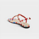 Azura Gozal Red Multi Sandal
