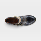 L'Artiste Graphic shoes in Black Metallic, top view