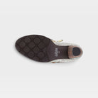 L'Artiste Graphic shoes in Grey Metallic, outsole view
