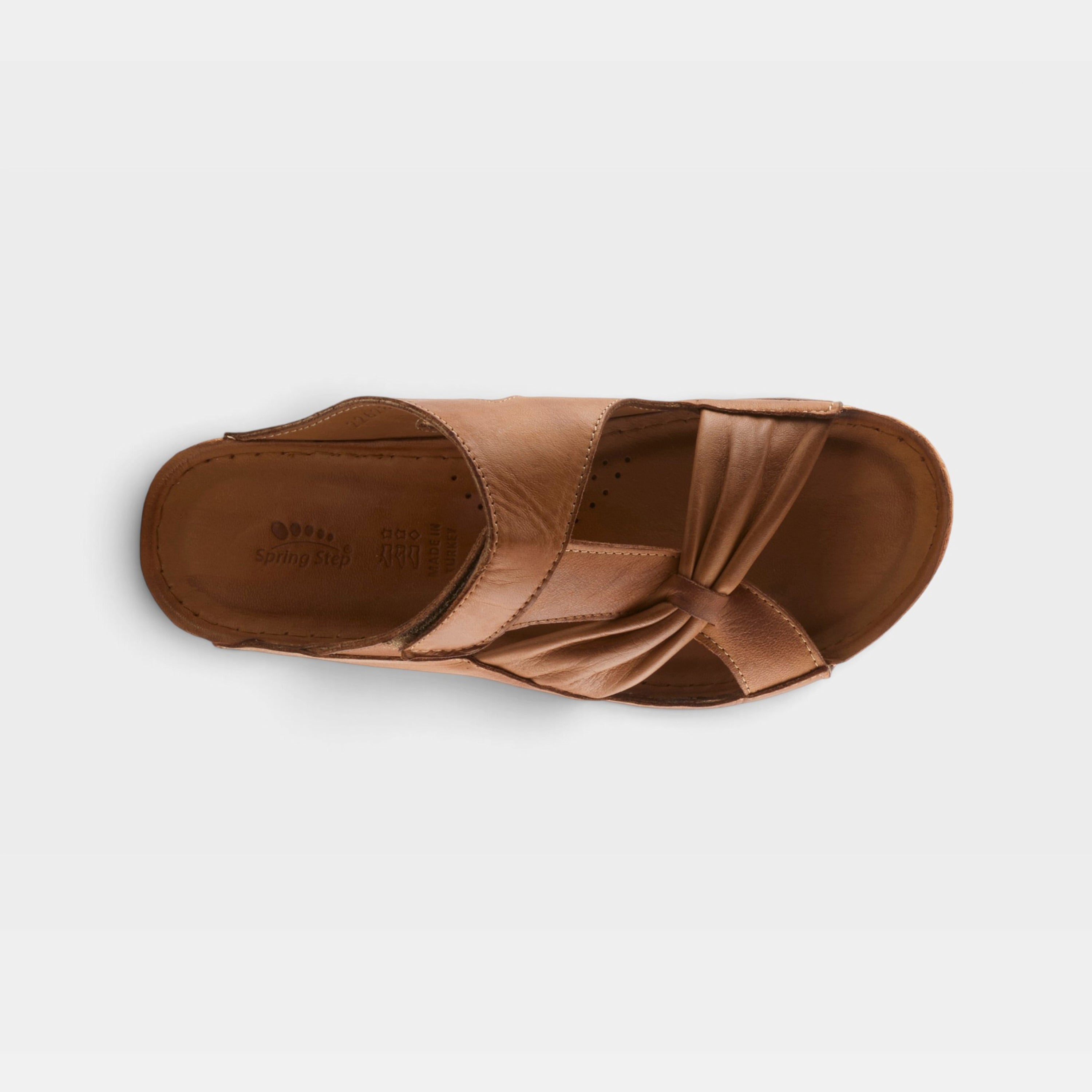 Spring Step Gretta Brown Slide Sandal