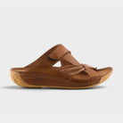 Spring Step Gretta Brown Slide Sandal
