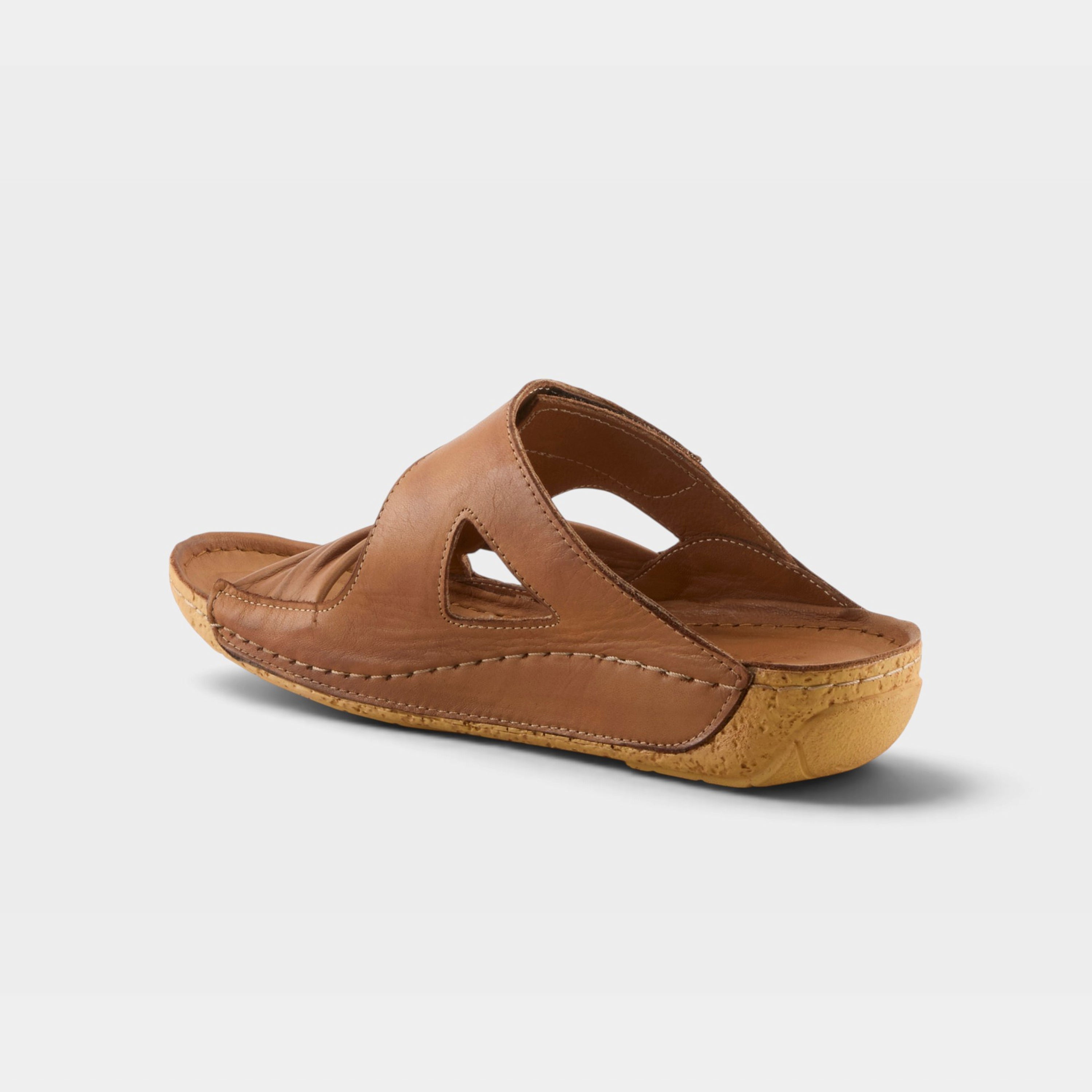 Spring Step Gretta Brown Slide Sandal