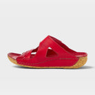 Spring Step Gretta Red Slide Sandal