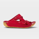 Spring Step Gretta Red Slide Sandal