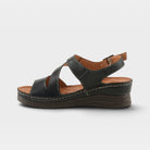 Spring Step Griggs Black Sandal