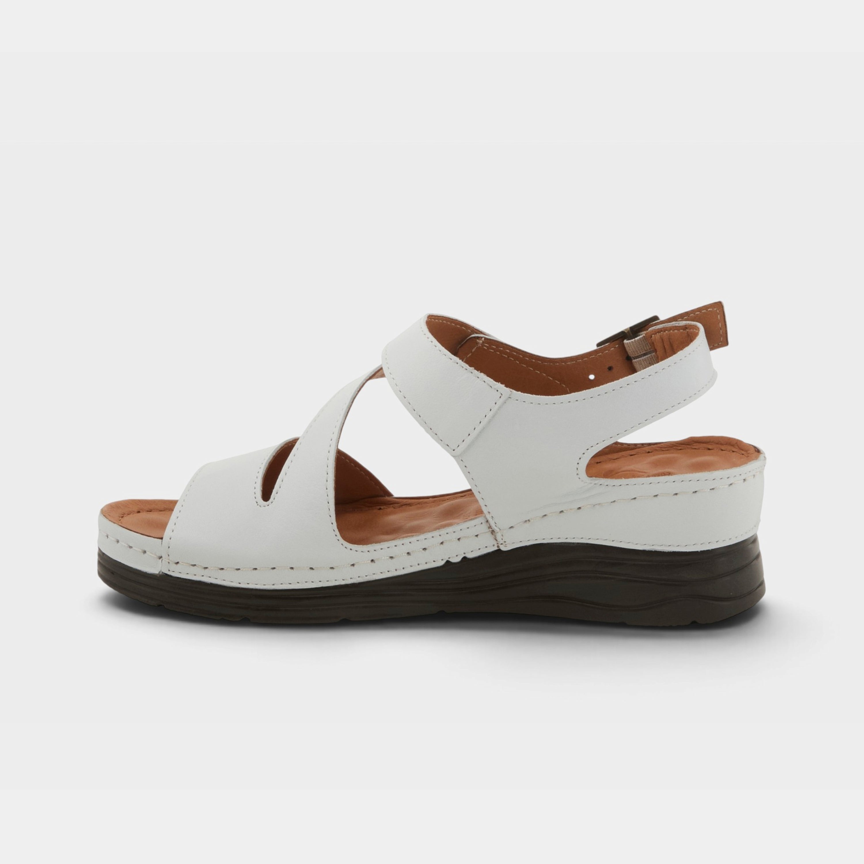 Spring Step Griggs White Sandal