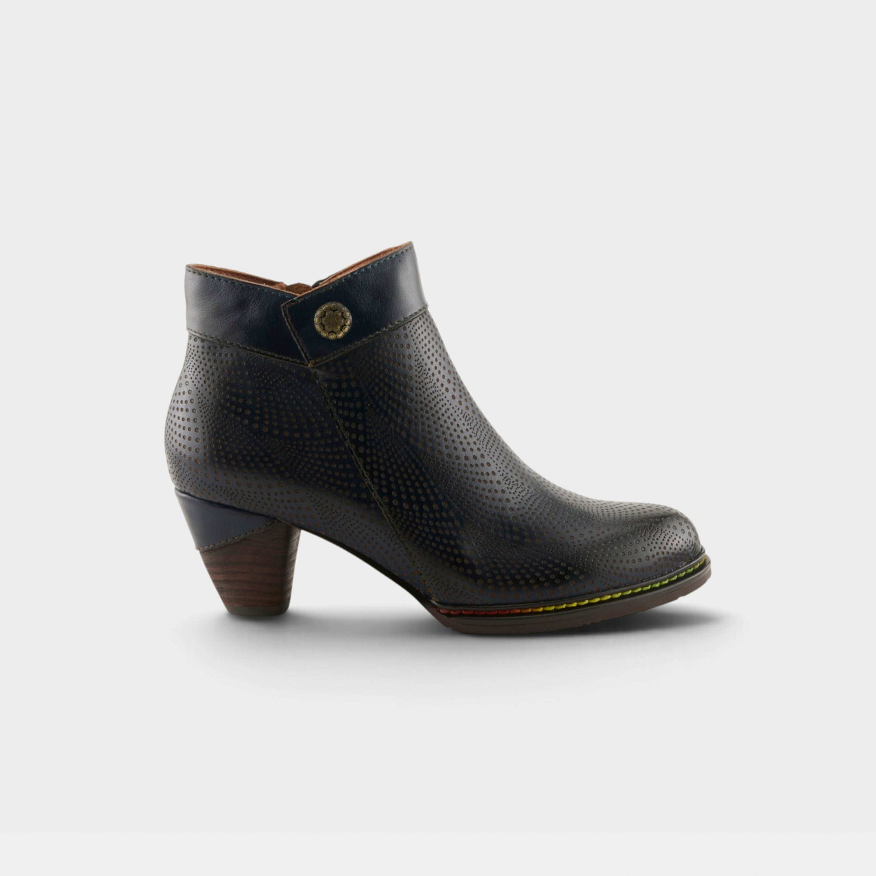 L'Artiste Guevara boots in Navy, hero view
